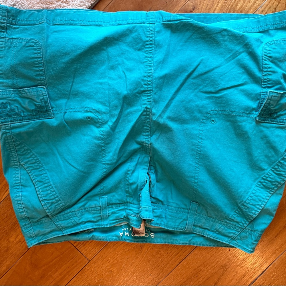 Sonoma Teal cargo skirt